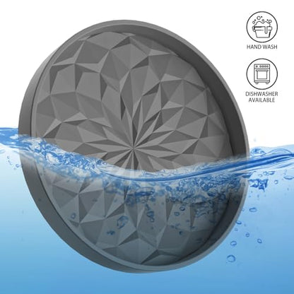 Car Coasters for Cup Holders [4 Pack] (4pack-dark Grey)