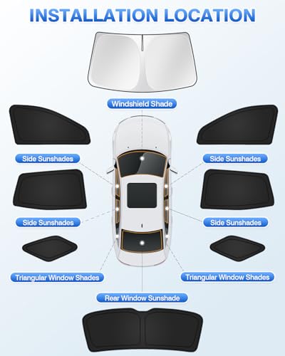 Sunshades for 2025 2026 Chevrolet (Chevy Equinox 2025-Present)