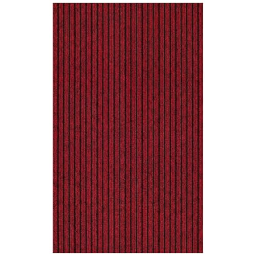 3x4 Indoor Outdoor Door Mat (Red / 2'7" x 4' (Mat))