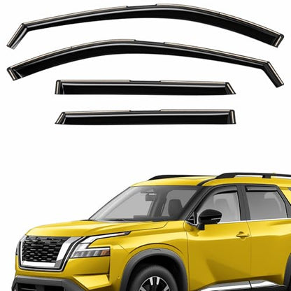 Extra Durable Window Deflectors in (For Nissan Pathfinder 22-26)