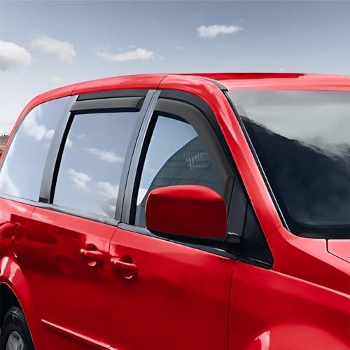 in Channel Extra Durable Rain Guards for Chrysler Town and Country 2008 (For Town and Country 08-16)