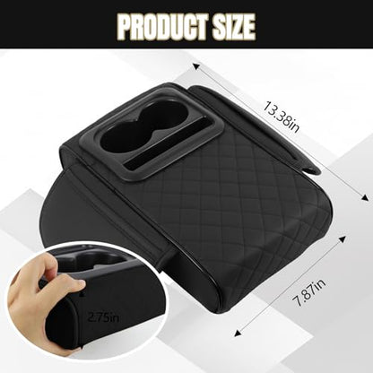 Car Center Console Cover (Black)