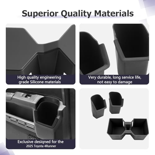 2025 4Runner Accessories Compatible with 2025 Toyota 4Runner Center Console Cup Holder