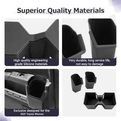 2025 4Runner Accessories Compatible with 2025 Toyota 4Runner Center Console Cup Holder