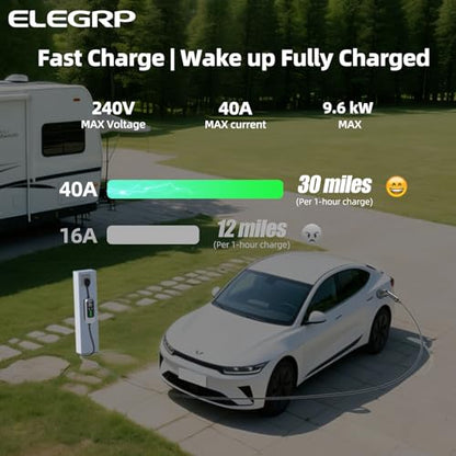 Level 2 EV Charger 40Amp (40A 25FT)