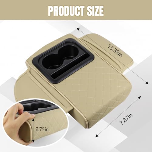 Car Center Console Cover (Beige)