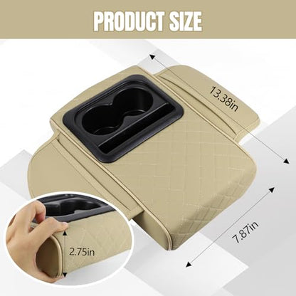 Car Center Console Cover (Beige)