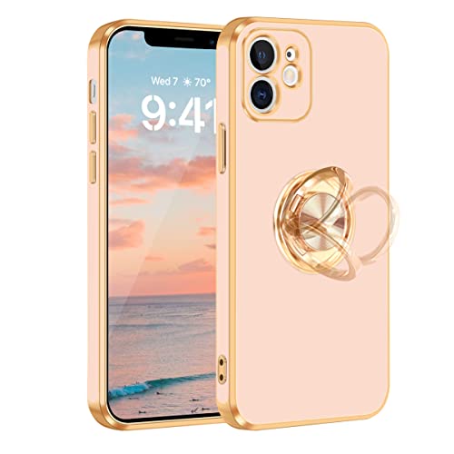 for iPhone 11 Case (For iPhone 11(6.1 inch,2019) / Rose Gold/Gold)