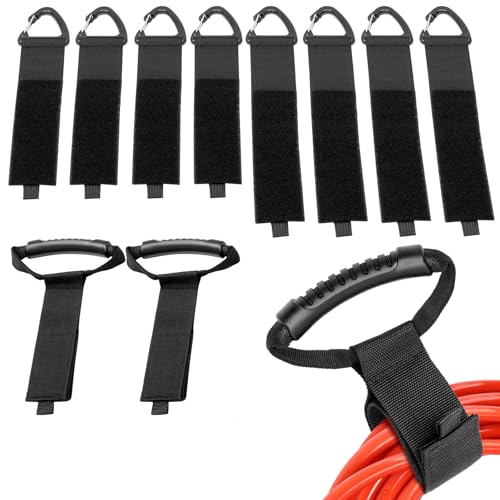 Extension Cord Holder Organizer (10 Pack with Handle)