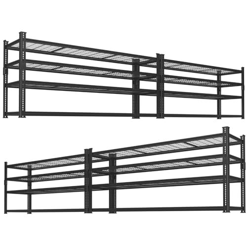 Storage Shelves Heavy Duty 4 PCS (4 Tier 60"W x 24"D x 60"H)