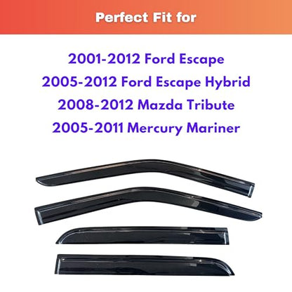 Rain Guards Window Visors for 2001 (2001-2012 Escape)
