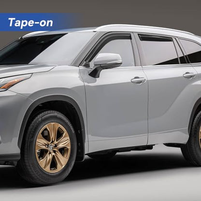 Window Visors Rain Guards for 2020 (2020-2026 Toyota Highlander)