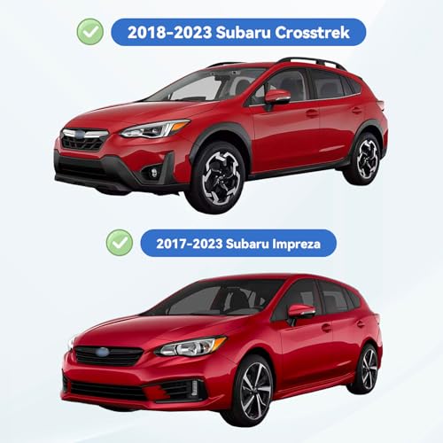 Window Visors Rain Guards for 2018 (2018-2023 Subaru Crosstrek)