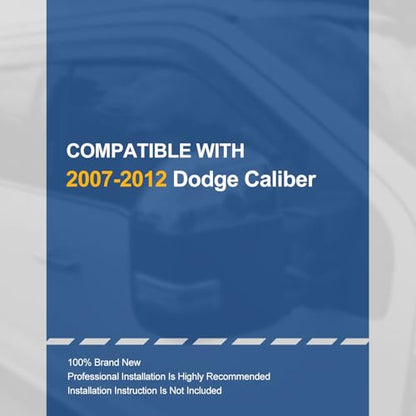 4PCS Tape On Window Visors for 2007 (07-12 Dodge Caliber)