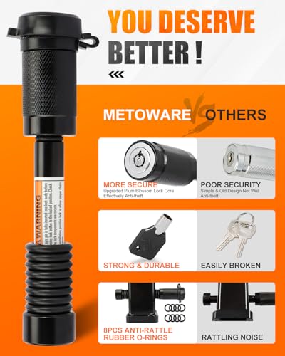 Trailer Hitch Lock (Black / 1 Pack)