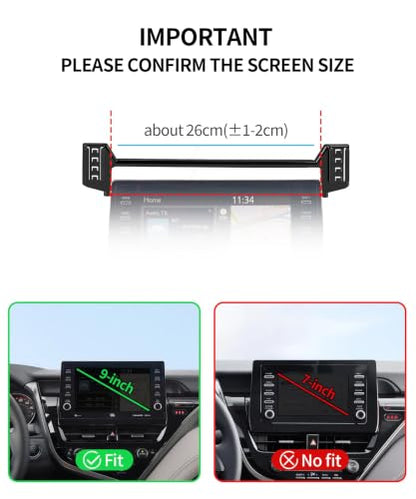 Car Phone Holder for Toyota Camry (for 2021-2024 Camry/Hybrid(9 inch screen only))