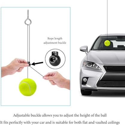 2PC Garage Parking Assistance Tennis Balls (Basketball)