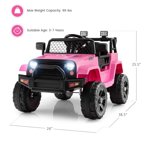 Kids Ride On Truck (Pink)