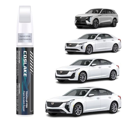 Car Touch Up Paint (Summit White(GAZ/WA8624) for 2025 ESCALADE IQ/2025 CT5-V/2025 CT5/2024 CT5/2025 CT4/2024 CT4)