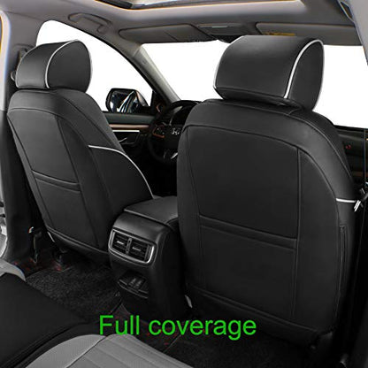 Car Accord & Hybrid Seat Covers 2018 (Black/Gray / 2018-2022 Accord & Hybrid;Rear 40/60 Split)