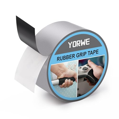 Rubber Grip Tape (2In x 10Ft / Gray)