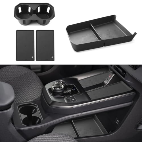for Toyota bZ bZ4X 2026 Center Console Organizer Cup Holder