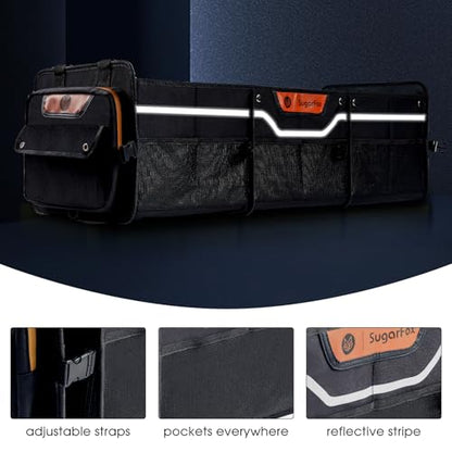 Car Trunk Organizer for SUV (Oversize / BLACK)