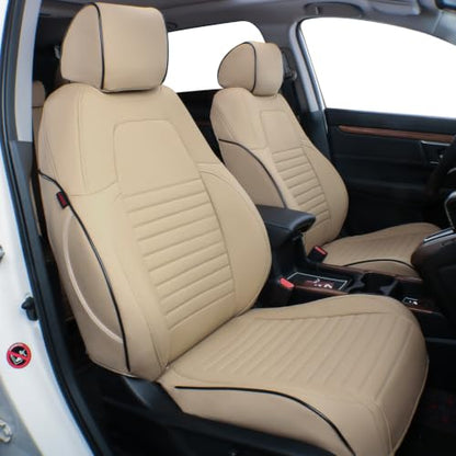 Car Accord & Hybrid Seat Covers 2018 (Beige / 2018-2022 Accord & Hybrid;Rear 40/60 Split)