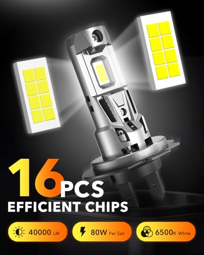 H7 LED Bulb 40000LM 900% Super Bright (H7)