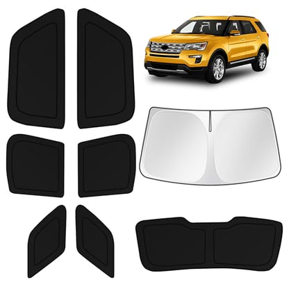 Car Window Shades for Ford Explorer 2011 (FOR | Explorer 2011-2019 (8pcs))