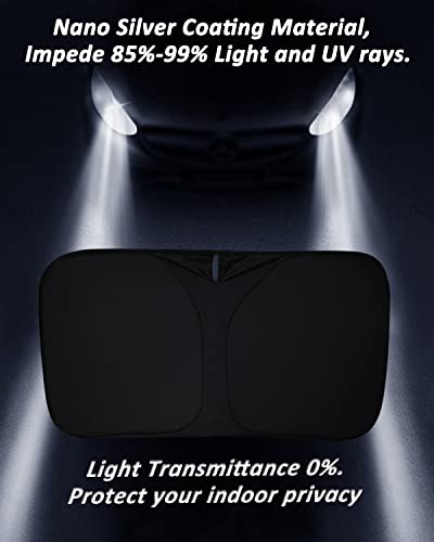Front Windshield Sun Shade Compatible with 2020 (for Subaru Outback 2020-2024 - 3 Layer)