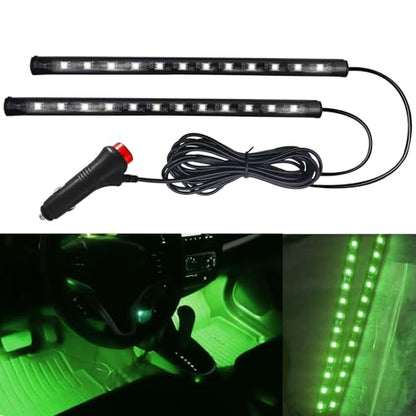 Car LED Strip Light (Green / Cigarette Lighter)