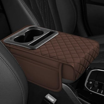Car Center Console Cover (Coffee)