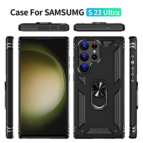 for Samsung Galaxy S23 Ultra 5G Case (for S23 Ultra 5G / Black)