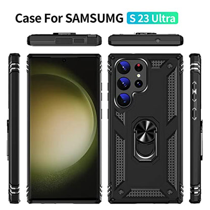 for Samsung Galaxy S23 Ultra 5G Case (for S23 Ultra 5G / Black)