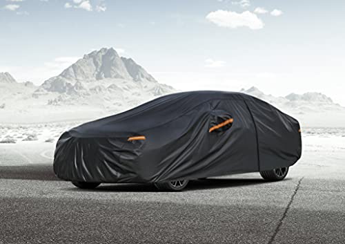 7 Layers Waterproof Car Cover for Mercedes Benz CLK 1997 (PE-Black / Custom Fit Mercedes-Benz CLK)