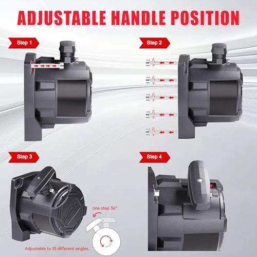 13500 lb Recovery Winch with Synthetic Rope and 2 Wireless Remotes (13500lb Black)