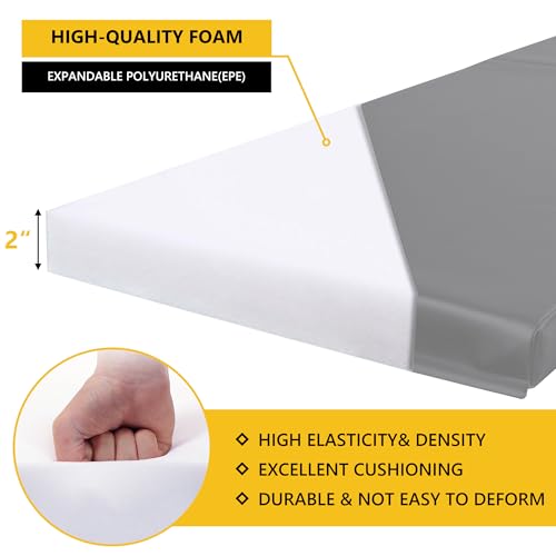 Wall Corner Guards & Edge Protector (6FT TALL 6in SIDES / Gray)