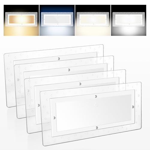 RV Dimmable Lights Interior 1800 LM (4-Pack(dimmable-4 Color))