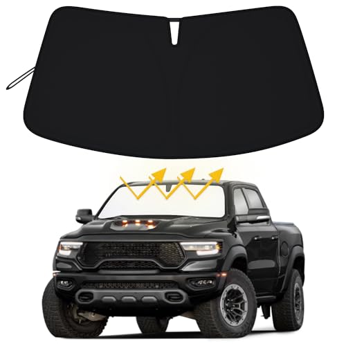 Premium Windshield Sun Shade for 2019 (for Ram 1500 2019-2026)