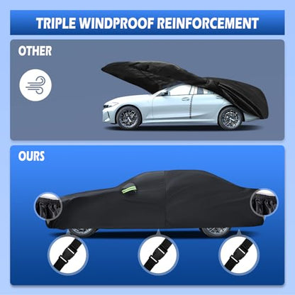 Car Cover Multi (Black / Custom Fit for BMW 3 Series)