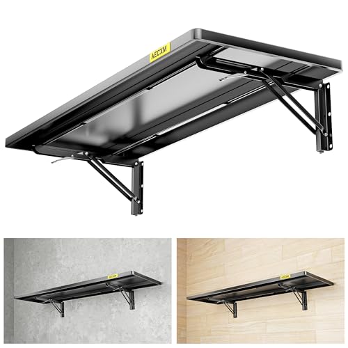 1.2x3ft Adjustable Rail Type Folding Storage Rack Shelf (1.2x3ft / Black)