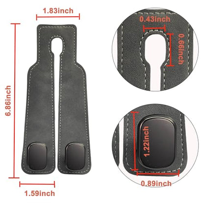 Car Headrest Hooks (Gray)