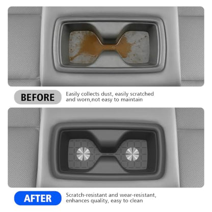 Rear Row Seat Cup Holder Insert for Toyota RAV4 2026 Car Drink Holders (for Toyota RAV4 Rear Row Seat Black)