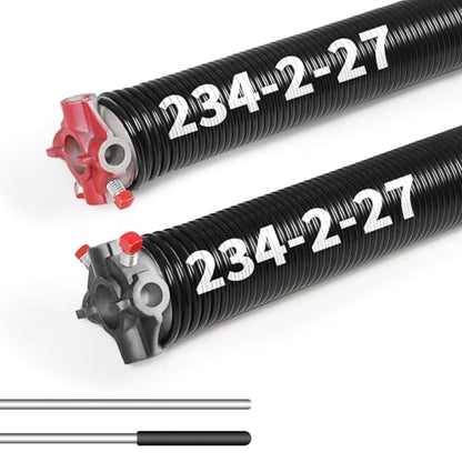 Pair of 2" Garage Door Torsion Springs 0.234X2"X27" (0.234X2"X27")