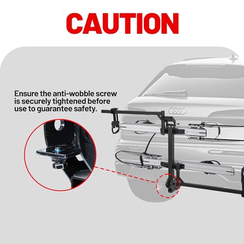 200 lbs. Hitch Mount Bike Rack (200 lbs 2-Bike Rack Ez-Fold Silver)