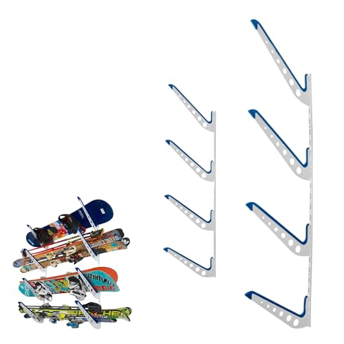 Beach Chair Storage Rack for Garage (White)