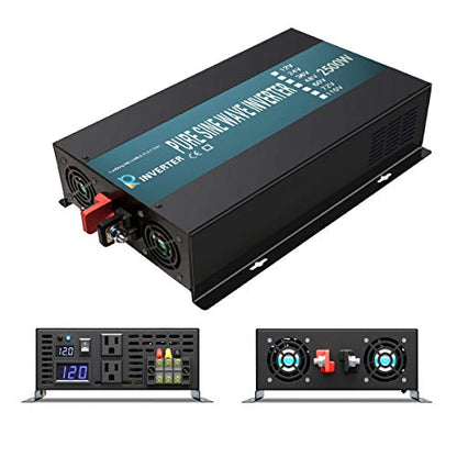 2500 watt 12V Pure Sine Wave Inverter (2500W/12V)