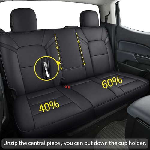 Chevy Colorado Seat Covers ((2023-2025) Full Set / Black)