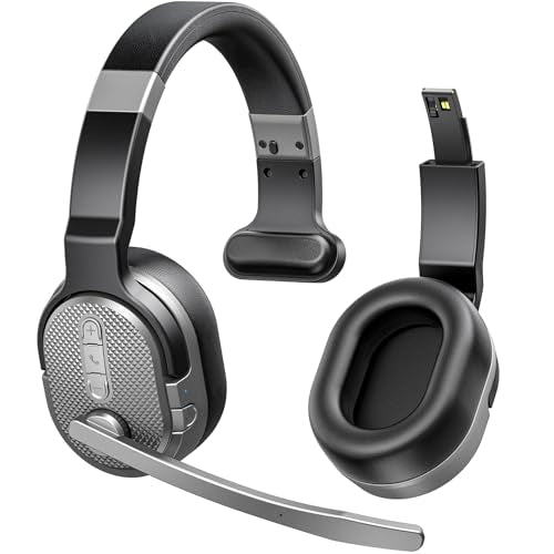 Trucker Bluetooth Headset (Silver Gray)